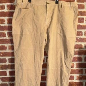 Madewell denim twill pants‎ Tan 90's straight size 26w